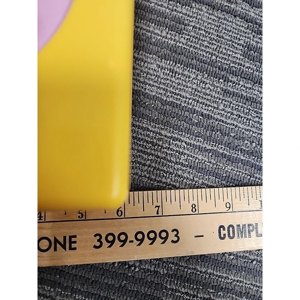 Lankybox Bonkers Foxy Box Yellow Lanky‎ Box Empty Carry Storage Case Plastic